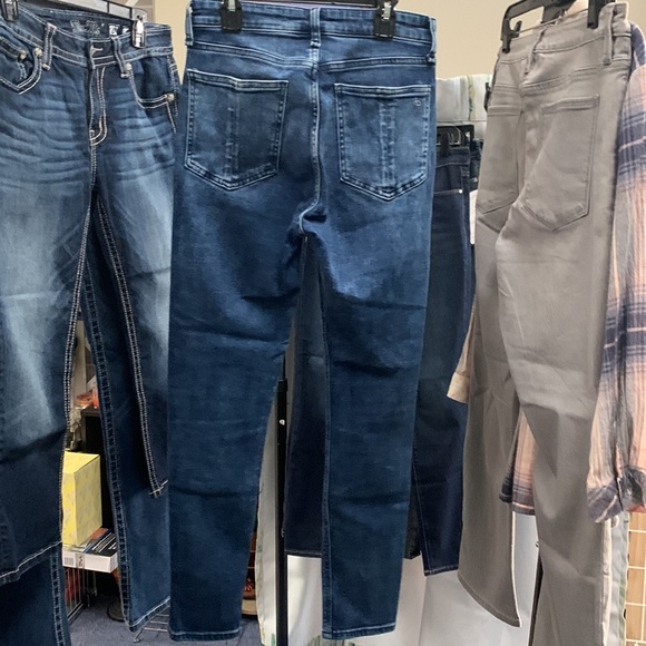 Rag & Bone Skinny Jeans Distressed Denim Color Acid Wash Look  Size 27 - Picture 5 of 5